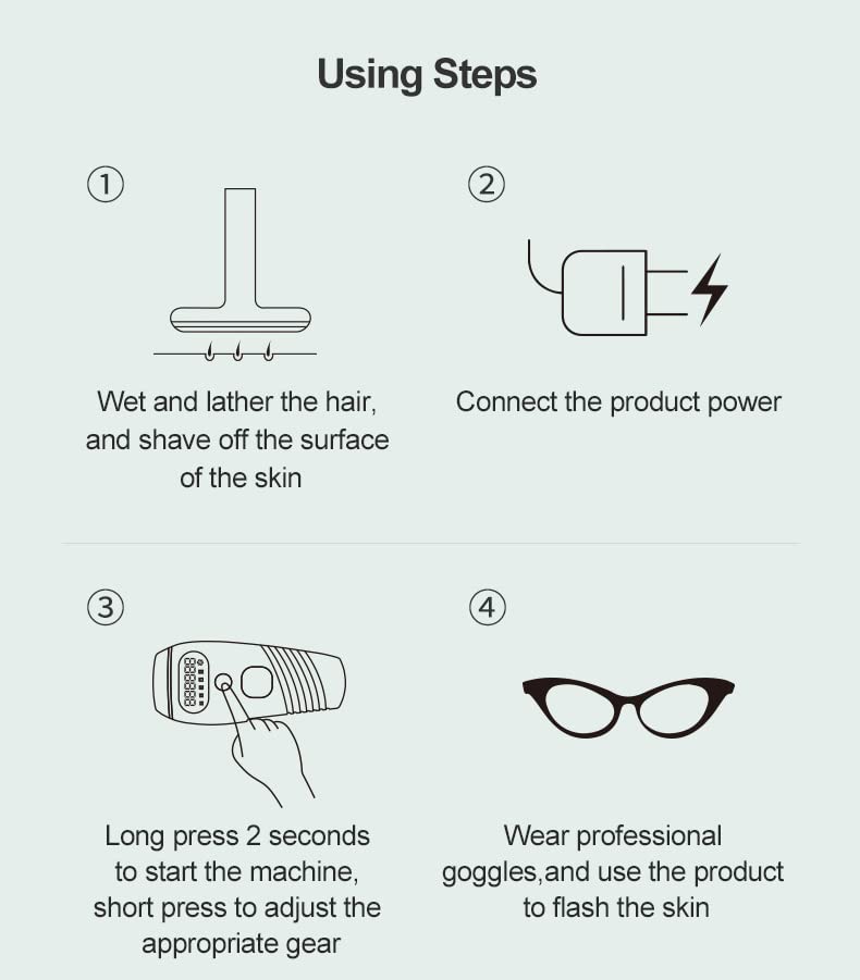 SEMINO DUKE IPL Laser Hair Removal Machine For Women And Men Permanent Painless Laser For Whole Body Upgraded To 999,999 Flashes At - Home Hair Remover Device Portable Epilator (Green) - TECHTOYSHUB