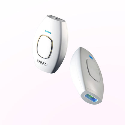 Erikka India Ipl Hair Removal Handset, Advanced Diy Ipl Laser For Men And Women, Permanent Hair Reduction At Home, Works For Body And Facial Hair, 500,000 Flashes,12 Months Warranty By Erikka (White) - TECHTOYSHUB