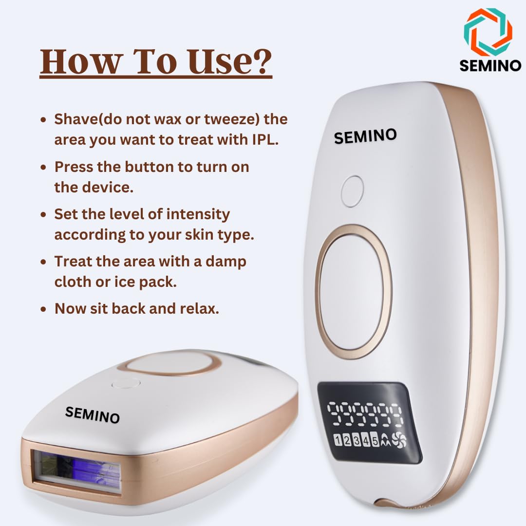 SEMINO SPLASH IPL LASER HAIR REMOVAL MACHINE - TECHTOYSHUB