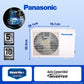 Panasonic 1.5 Ton 3 Star Wi-Fi Inverter Split AC (Copper Condenser, 7in1 Convertible, True AI, PM 0.1 Filter, White)