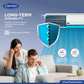 Carrier 2 Ton 5 Star Wi-Fi Inverter Split AC (Copper, Convertible 6-in-1 Cooling, Smart Display, PM 2.5 Filter,White)