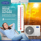 Carrier 2 Ton 5 Star Wi-Fi Inverter Split AC (Copper, Convertible 6-in-1 Cooling, Smart Display, PM 2.5 Filter,White)