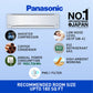 Panasonic 1.5 Ton 3 Star Wi-Fi Inverter Split AC (Copper Condenser, 7in1 Convertible, True AI, PM 0.1 Filter, White)